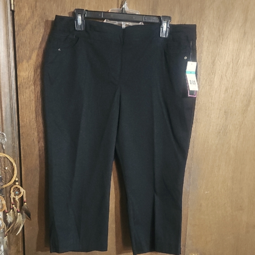 Women's Kim Rogers Black Pants NWT